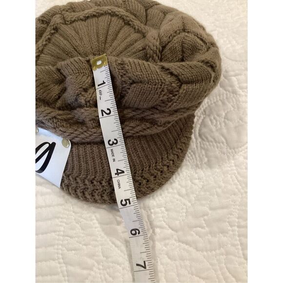 Beret Winter Warm Baggy Beanie Knit Crochet Hat - Picture 6 of 8